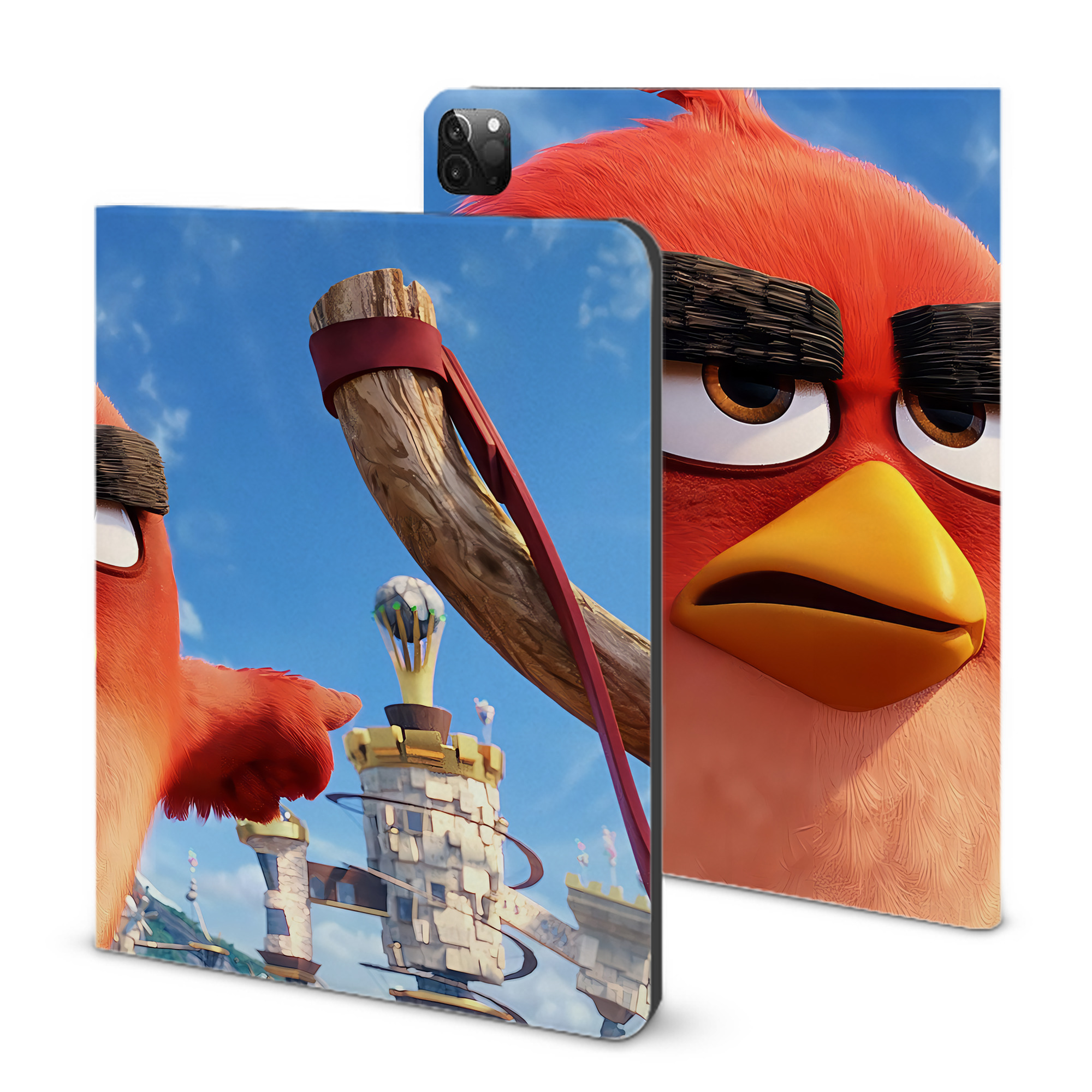 （画像用） Angry Birds アングリーバード IPadケース ペンホルダー付き ブックスタイルデザイン